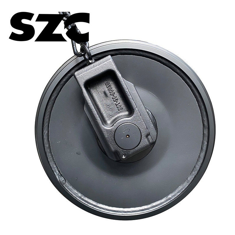 Σφυρηλάτηση 35MnB Pc350 Excavator Front Idler Assembly Mini Crawler Excavator Parts